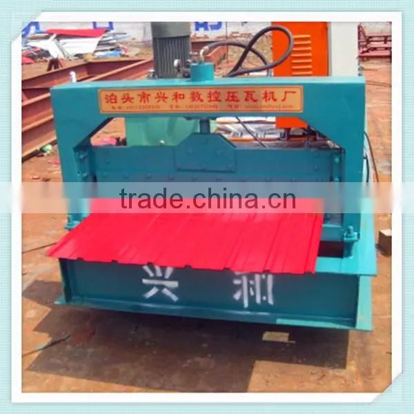 Metal Roofing Sheet Trapezoid Profile 910 Roll Forming Making Machine for Sale