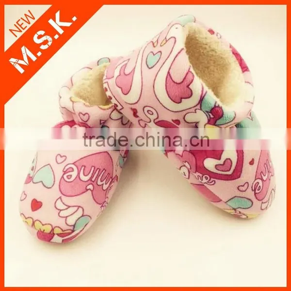 Winter New Fashion Colorful Printed Kids Velvet Slipper Boot photo-4