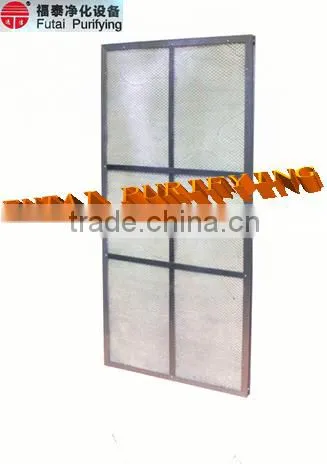 Panel primarily efficient filter