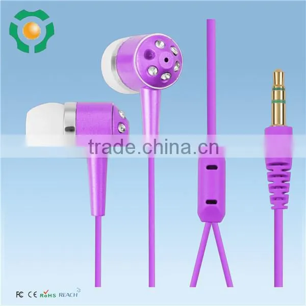 Online Shopping in Bangladesh Dhaka Shenzhen Mass Power Electronic Diamante Earphones photo-5