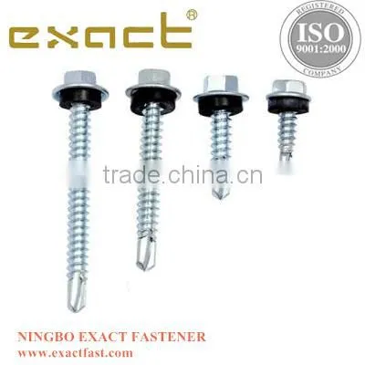 Hex Washer Head Roofing Self Tapping Wood Screw With Washer Rubber photo-2