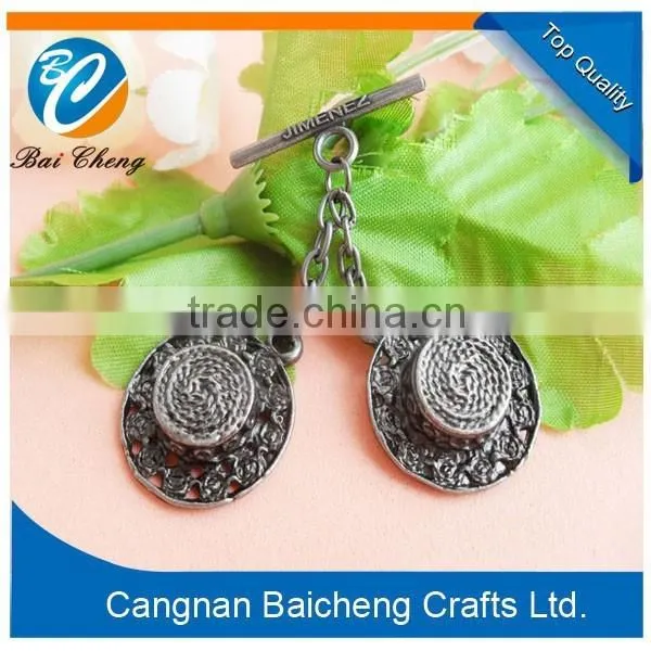 Promotional Metal Keychain With Leather Supplies Top Quality photo-3