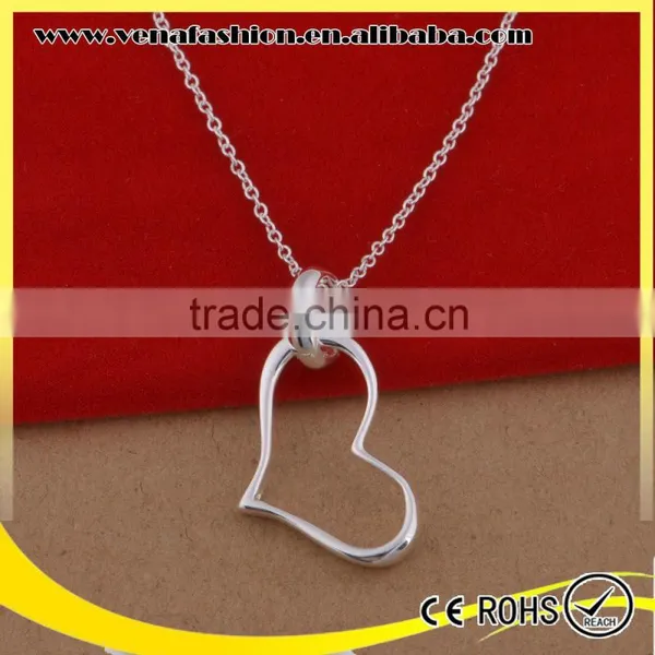 Heart Model 925 Sterling Silver Jewelry Wholesale Necklace Quality Choice photo-6
