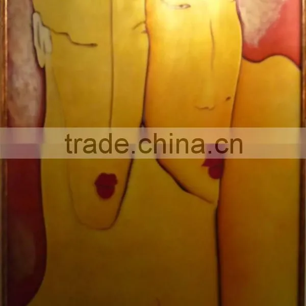 Home Decoration Wall Art Glass Painting Designs Of Love photo-4