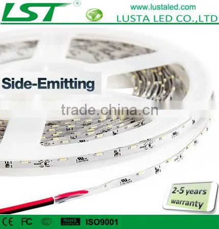 Side Emitting Flexible LED Light Strips, DC12/24V, 335SMD, 96 LEDs/Meter, IP20 or IP67