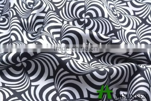 Mulinsen Textile 50D*50D Polyester Satin With Twist Type of Satin Fabric photo-3