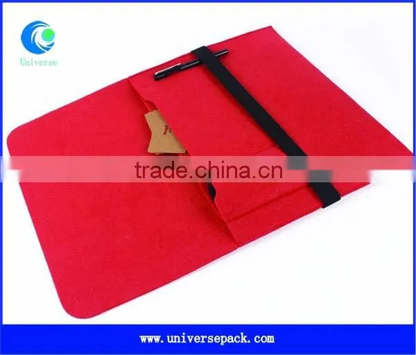 Customized Red Printed Felt Bags for Packing