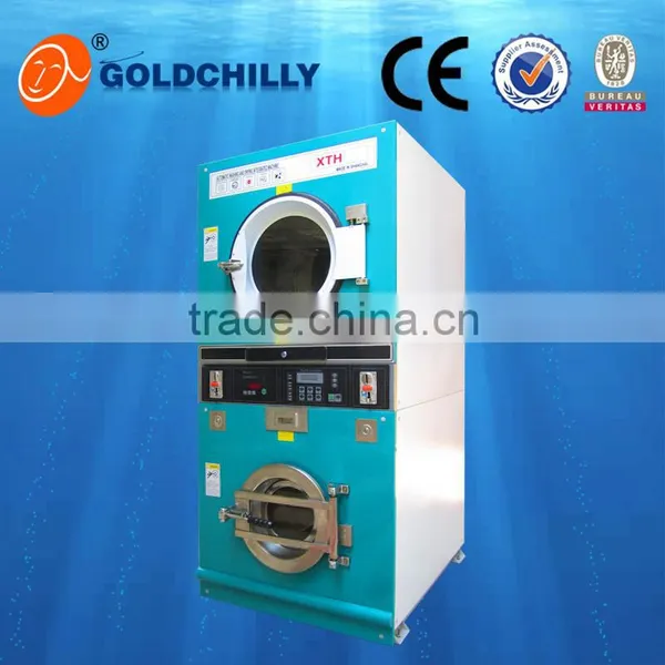 10kg Gas Double Layer Coin Operate Clothes Dryer With Promotional Price for Laundromat photo-2