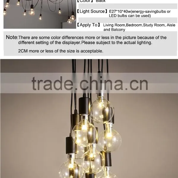 Chandeliers & Pendant Lights Edison Style Light Bulbs A19 A60 Interior Indoor Houseware Residential Ceiling Light photo-3