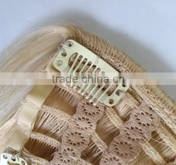 Top Quality 100% Human Remy Hair One Piece Clip in Human Hair Extensions photo-6