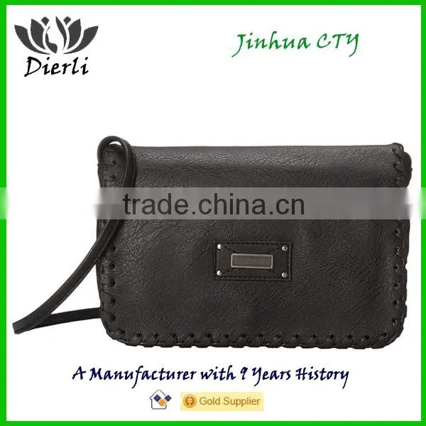 Crossbody Sewing Leather Purse photo-3