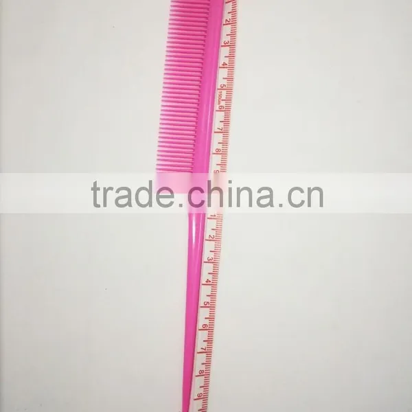 Salon Long Tail Comb Pointed Tail Plastic Comb photo-2