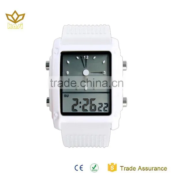 Backlight Watch Dial Multiple Silicone Strap Watch 1086 photo-6