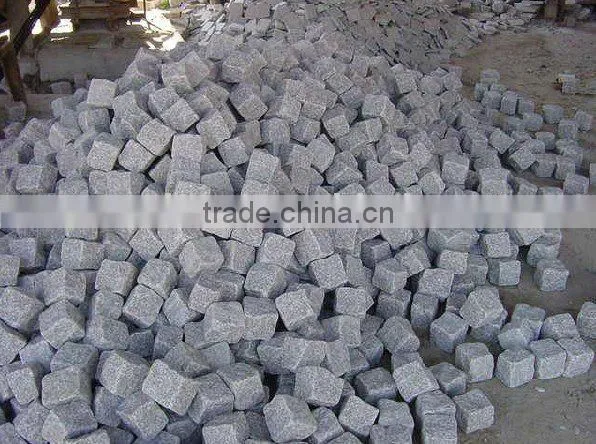 Grey granite aving stone