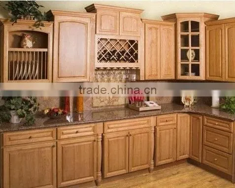 Birch Cabinet With Granite Countertop