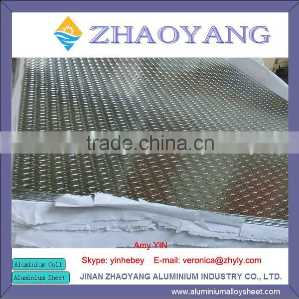 0.5mm 5052 Silver Diamond Plate photo-3
