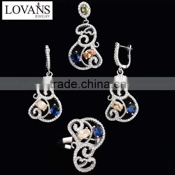 925 Silver Jewelry Set Wholesale Party Supplies Custom Jewelry TZ-0225 photo-6