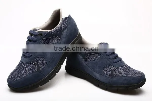 Chinese Supplier High Quality Breathable Sports Tall Men Shoes photo-3