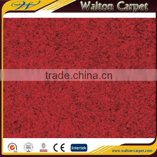 Red Non-woven Needle Punched Wall to Wall China Carpet Factory
