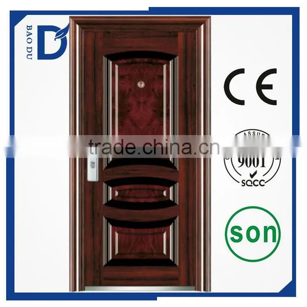 China Security Access Door Poly Foam Inner Filling Steel Door photo-2