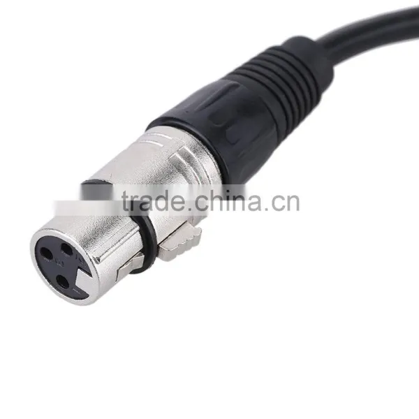 16ft XLR Female Socket to 6.35mm 1/4" Male Jack Plug Stereo Audio Cable Cord Wire for Mic Mixer Amplifier Sound Card photo-2