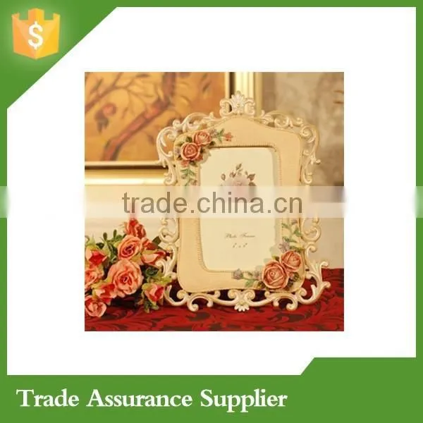 Retro Vintage Rose Flower Home Decor Resin 4''*6'' Photo Frame photo-4