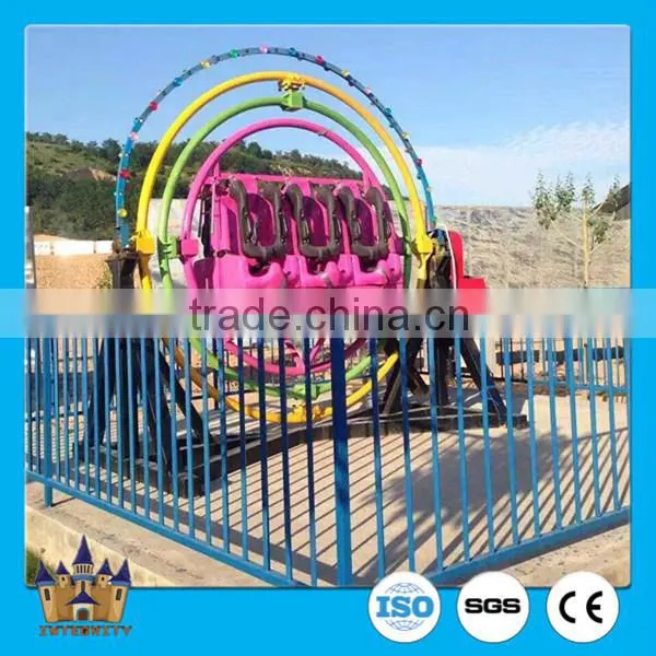 China Mini Thrilling Rides Attractive Equipment Trailer Amusement Rides Human Gyroscope for Sale photo-6