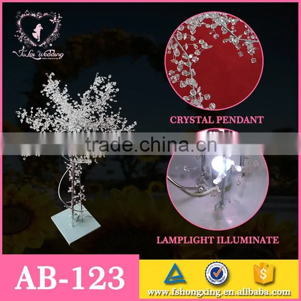 New Elagant Tall LED Lighting Crystal Wish Trees for Wedding Evening Decoration photo-3