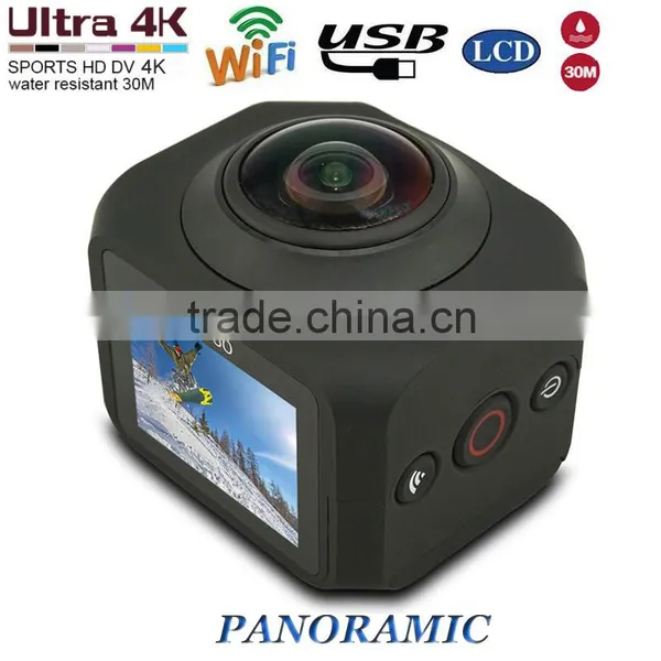 Panoramic Sport DV Action Camera Ultra HD 4K 1.5 Inch LCD IMX179 Support TF Card Storage Max 64GB photo-5