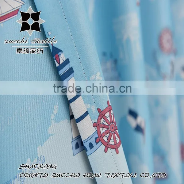 Environmental Protection Printing Cartoon Curtain for Childern photo-4