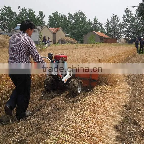 Cheap Price Power 120cm Rice Reaper, Wheat Reaper, Small Harvester, Grain Harvester photo-3