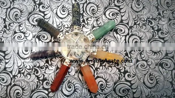 7 Chakra Spinning Merkaba Agate Energy Generator : 7 Chakra Healing Tools photo-5