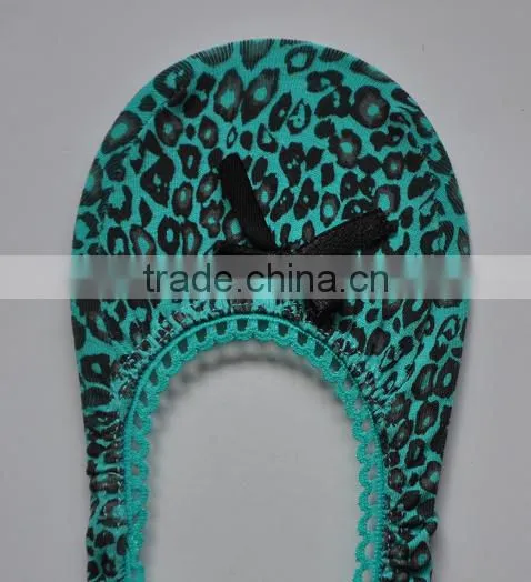 Blue Leopard Print Footie photo-2