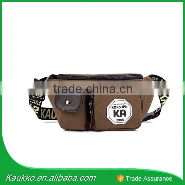 Outdoor Sports Canvas Black Crossbody Bag for Men and Women photo-3
