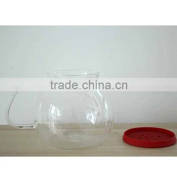 Borosilicate Glass Storage Jar With Lid With Handle N6470 photo-6