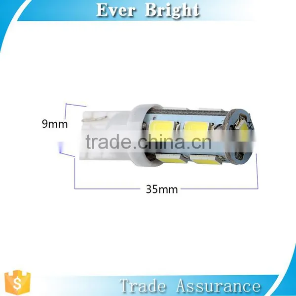 White T10 Car Led Auto Lighting Led Light Lamp Light Led Bulbs 5630 9SMD T10 W5w Led photo-4