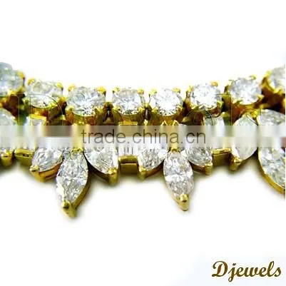 Diamond Gold Necklaces, Diamond Necklaces, Diamond Jewelry photo-2