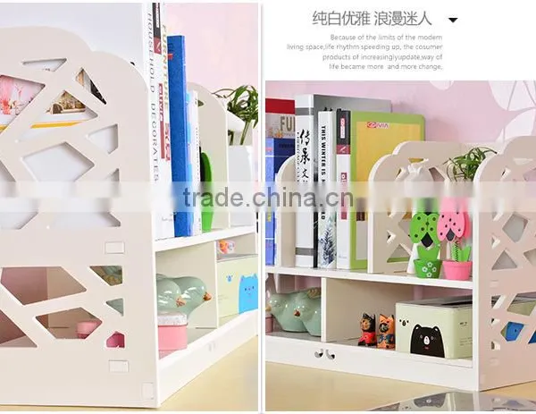 FH-CDR3560 Home Furniture Type DIY Wooden Plastic Folding Bookcase photo-2