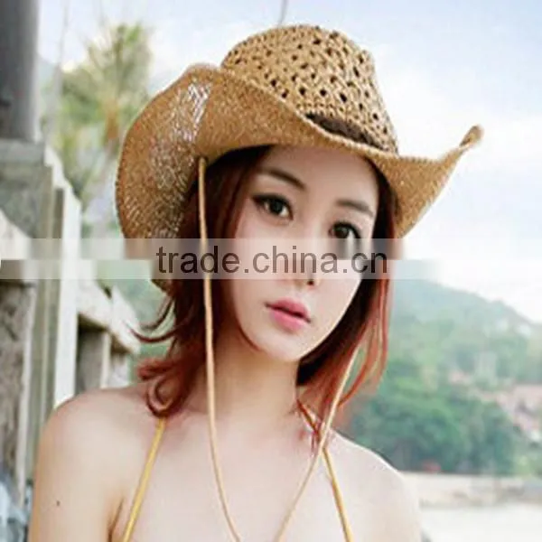 Hot Sale New Unisex Fashion Western Tourist Outdoor Beach Cowboy Hat photo-5