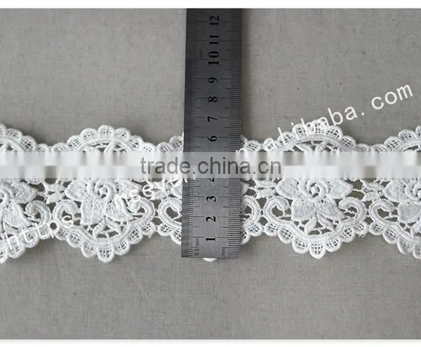 New Arrival Polyester Water Soluble Embroidery Saree Lace and Border Wholesale photo-6