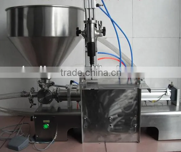 Stainless steel semi-automatic paste filling machine(website:shuliy218)
