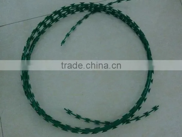 Wholesale BTO-22 Powder Coated Razor Barbed Wire photo-5