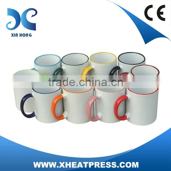 AA Grade 11oz Rim Color Sublimation Mug for Heat Transfer photo-2