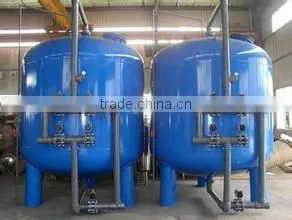 Production supply pre filter, activated carbon quartz sand filter medium