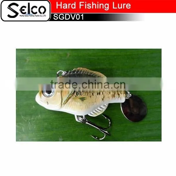 China Artifical Plastic Fishing Vibe With Blade 2.5" photo-5