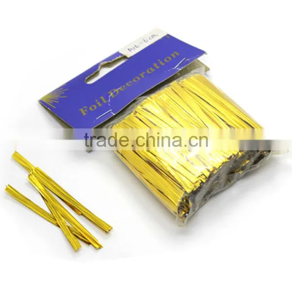 Shiny Metallic Twist Tie Pet Gift Wrapping Magic Tape photo-2
