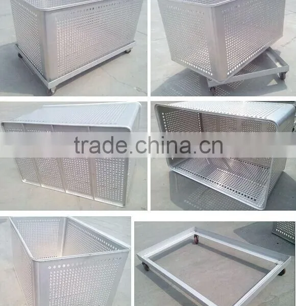 Perforated Sheet Aluminum Seafood Storage Container, Aluminum Basket, Aluminum Box photo-5