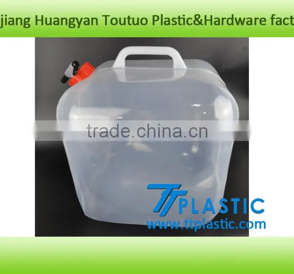 20L Collapsible Jerry Can Square Plastic Collapsible Jerry Cans With Screw Cap & Tap photo-4