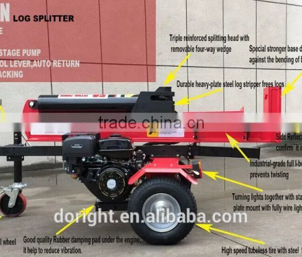 15HP Popular Petrol Power Forestry Log Splitter for Sale photo-6