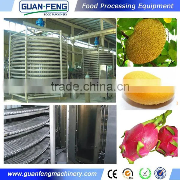 Quick Freezing Machine for Seafood Fish Fillet Spiral Fridge Freezer photo-2